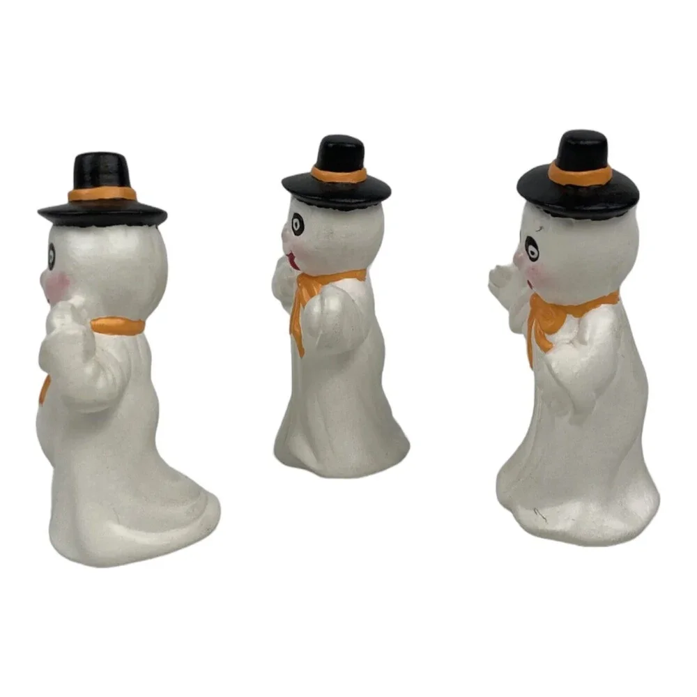VTG Halloween Set 3 Hand Painted 4